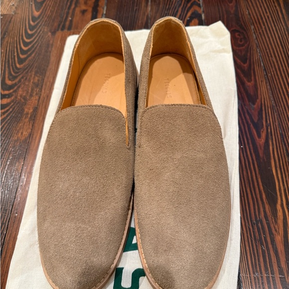 Men's Tecovas Monterrey Loafers Granite Suede - Picture 4 of 10